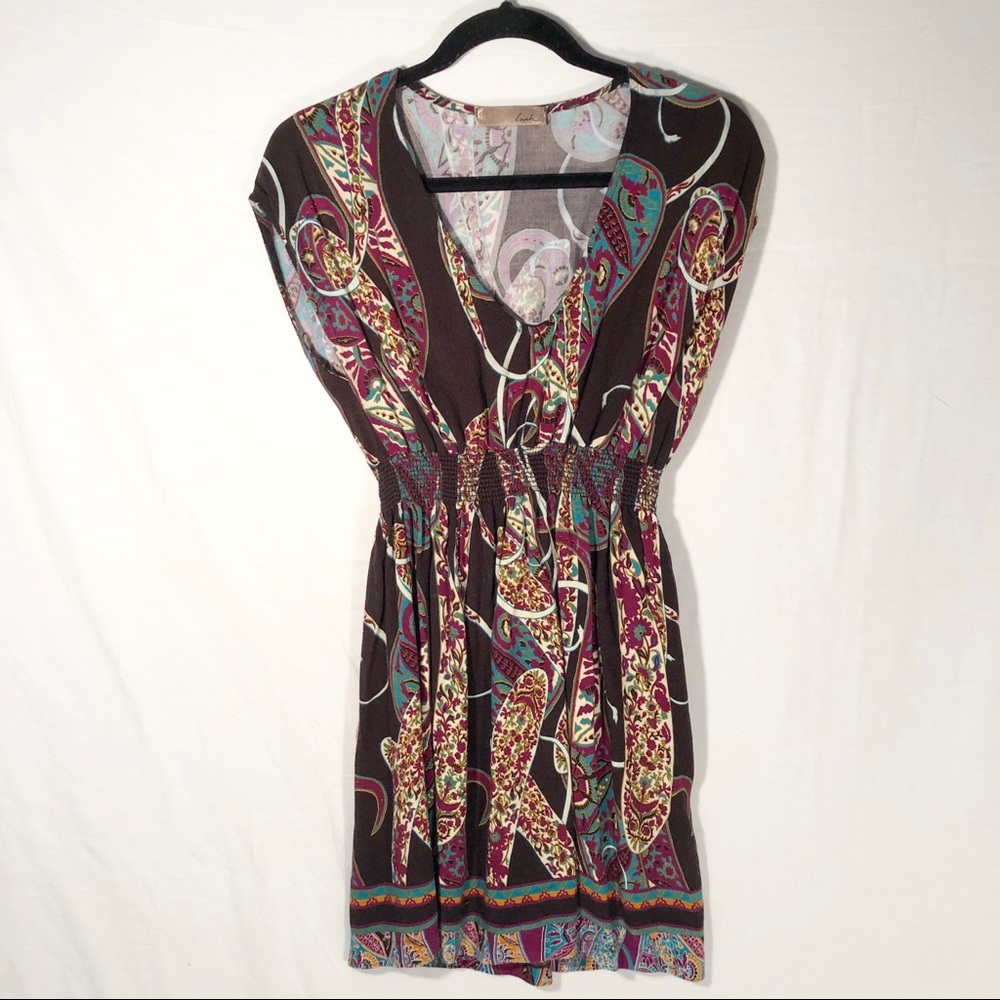 Lush Floral Sleeveless Tunic/Blouse Size Med